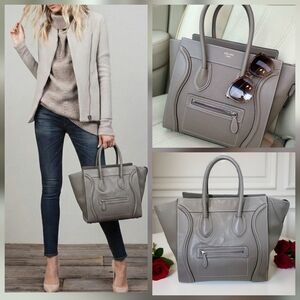 Celine Gray Phantom Luggage Tote